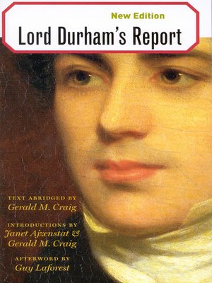 cover image of Lord Durham's Report